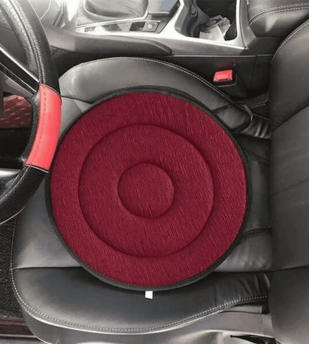 Comfortable memory foam swivel seat cushion for easy 360-degree rotation