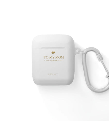 AirPods case with ‘To My Mom’ gold heart design, perfect gift cover
Gold heart AirPods case for mom, protective and stylish gift cover
Protective AirPods cover with ‘To My Mom’ gold heart lettering
Gift-ready AirPods case with gold heart design for mom