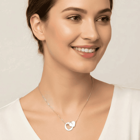 Heart cutout necklace with engravable sterling heart pendant for personalized gift
Sterling silver heart pendant necklace with cutout design for engraving
Engravable heart cutout necklace in sterling silver for custom jewelry
Personalized sterling silver heart pendant with cutout design necklace