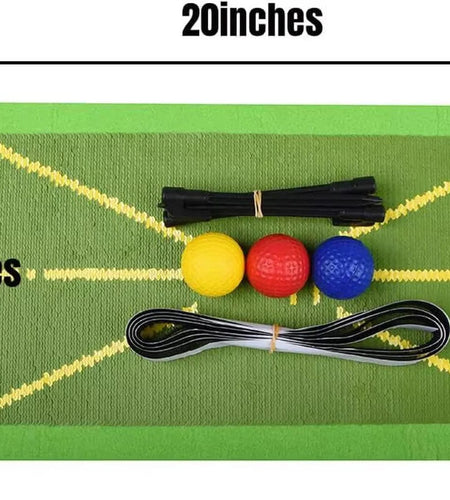 SwingPerfect Golf Training Mat – Portable Swing Detection & Impact Tracing Aid for Better Golf Shots