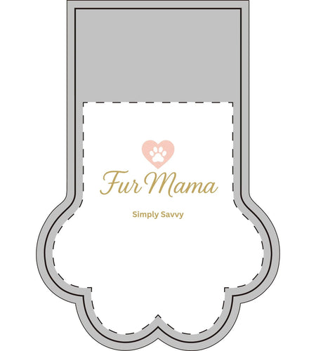 Paw-shaped Christmas stocking with Fur Mama design for pet lovers
Fur Mama dog and cat Christmas stocking hanging as holiday décor
Pet paw Christmas stocking for dog moms and cat moms
Soft paw-shaped holiday stocking filled with pet treats and toys
Fur Mama paw stocking displayed on fireplace for Christmas décor
Cute pet-themed Christmas stocking shaped like a paw