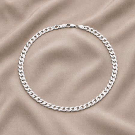 925 Sterling Silver Milano Curb Chain Necklace