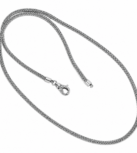Bali Artisan Sterling Silver Tulang Naga Chain Necklace – Handcrafted 925 Silver – Luxury Bali Chain