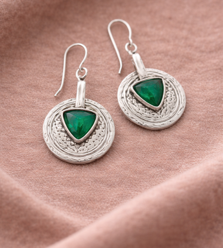 Pre-Owned Silpada EMERALD ISLE Earrings
