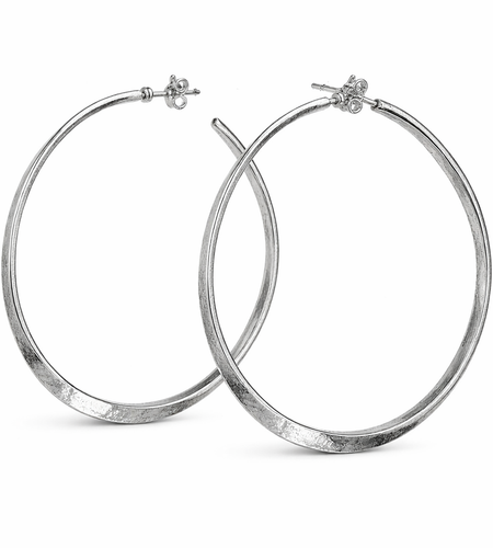 Pre-Owned Silpada Sterling Silver Hoop Earrings