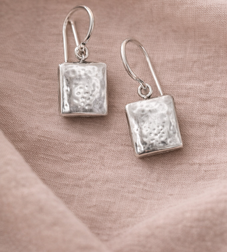 Pre-Owned Silpada Sterling Silver Square Earrings