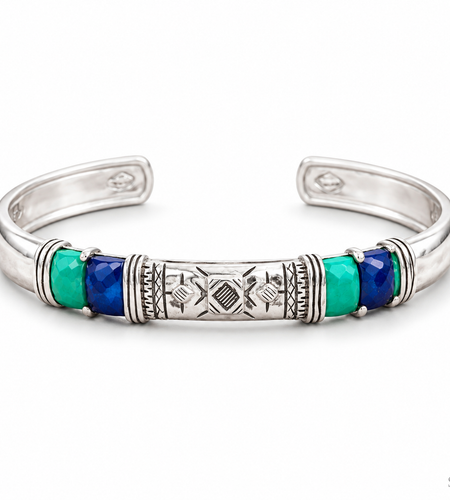 Pre-Owned Silpada Beach House cuff Sterling silver Bracelet - Retired Design