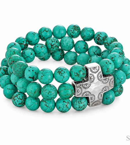 Pre-Owned Silpada DEVOTION Stretch Bracelet - Retired Design