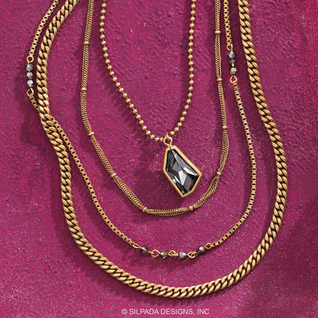 Pre-Owned Silpada's K&R City Girl Necklace - Retired Design