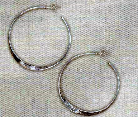 Pre-Owned Silpada Sterling Silver Hoop Earrings