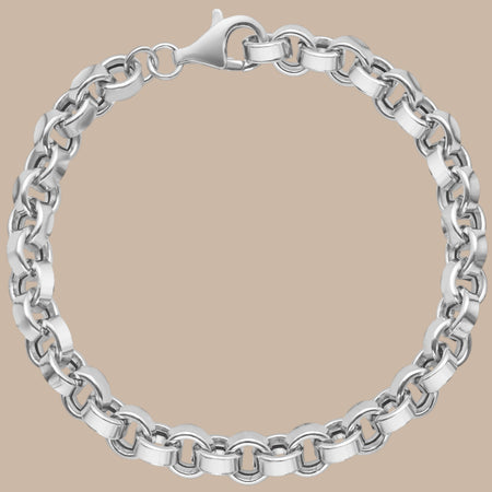 Sterling Silver Rolo Link Bracelet