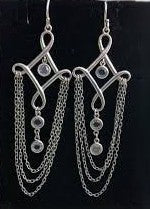 Pre-Owned Silpada Sterling Silver & CZ Earrings