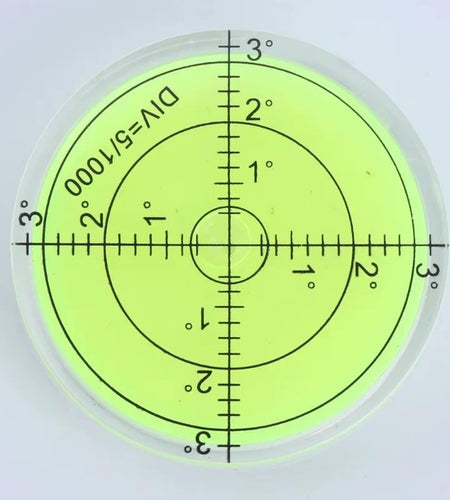 PrecisionPro 60MM PMMA Bubble Level – Accurate Surface Measurement Tool for Perfect Alignment