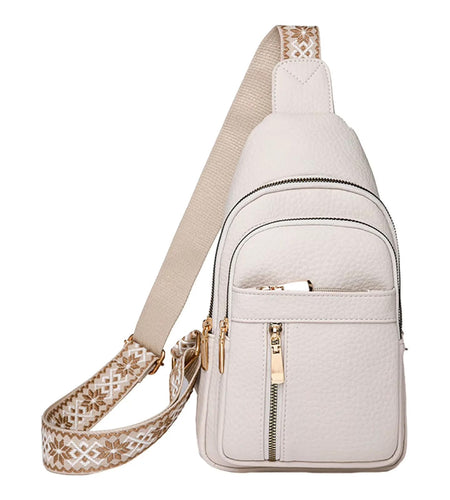 UrbanChic Crossbody – Waterproof PU Leather Chest & Shoulder Bag for Women on the Go