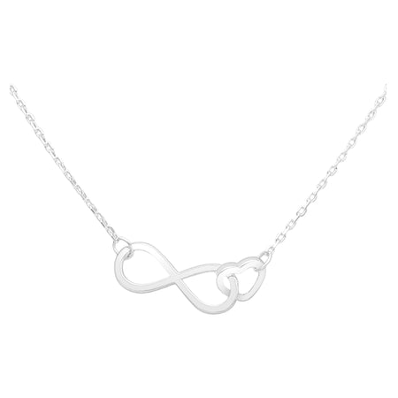925 Sterling Silver “Linked Balance” Double Circle Link Necklace – Minimalist Geometric Pendant Adjustable