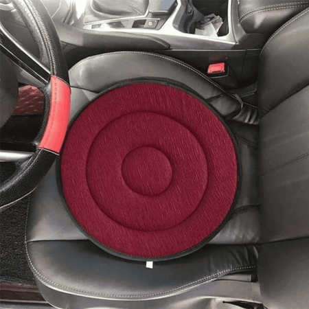 Comfortable memory foam swivel seat cushion for easy 360-degree rotation