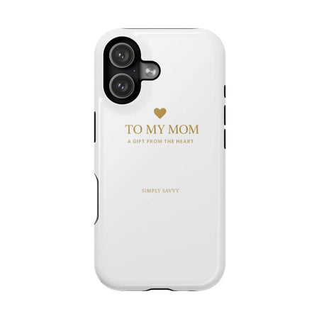To My Mom impact-resistant phone case with ‘A Gift From The Heart’ protective cover

Mother’s Day phone case with heartfelt ‘A Gift From The Heart’ design

Durable protective phone case for mom with sentimental message

Shockproof phone cover with ‘To My Mom’ inscription for gift giving
