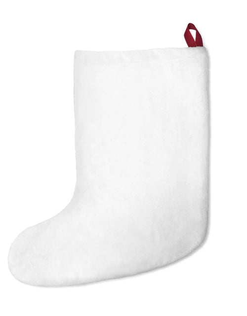 Load image into Gallery viewer, Best Friends Forever personalized Christmas stocking for best friends

Holiday friendship stocking with Best Friends Forever design

Christmas gift stocking for best friend with personalized name

Soft red and white Best Friends Forever holiday stocking
