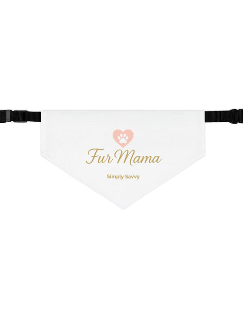 Load image into Gallery viewer, Fur Mama dog and cat bandana with pink heart design

Pet collar bandana for fur mama pet moms

Soft pink heart pet bandana for dogs and cats

Cute pet accessory bandana for cats and dogs

Fur Mama collar bandana for stylish pets

Dog wearing a Fur Mama pink heart bandana
