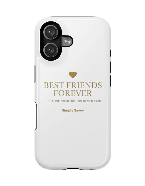 Load image into Gallery viewer, Best Friends Forever magnetic phone case with impact-resistant design

BFF phone case with strong magnetic closure and drop protection

Impact-resistant magnetic phone case for friends with Best Friends Forever design
