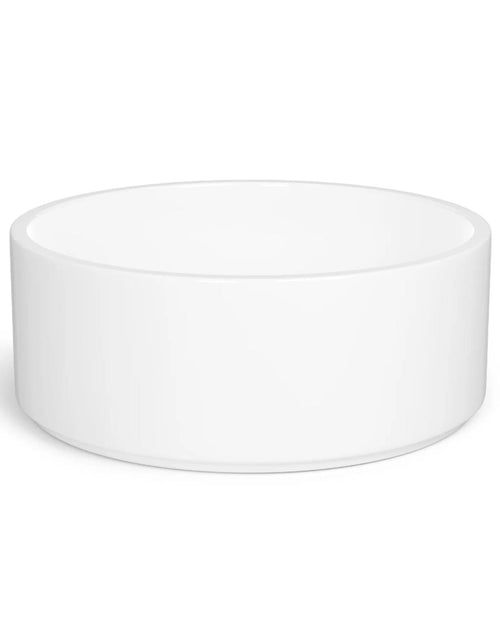 Load image into Gallery viewer, Fur Mama ceramic pet bowl with heart paw design for dogs and cats

Weighted ceramic pet bowl for pet moms with paw print design

Dog and cat food bowl with Fur Mama text and heart paw graphic

Ceramic pet water bowl with non-tip design

Stylish pet bowl for fur mama dog and cat lovers
