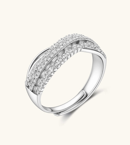 Simply Savvy Infinity Crossover Ring