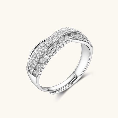 Simply Savvy Infinity Crossover Ring