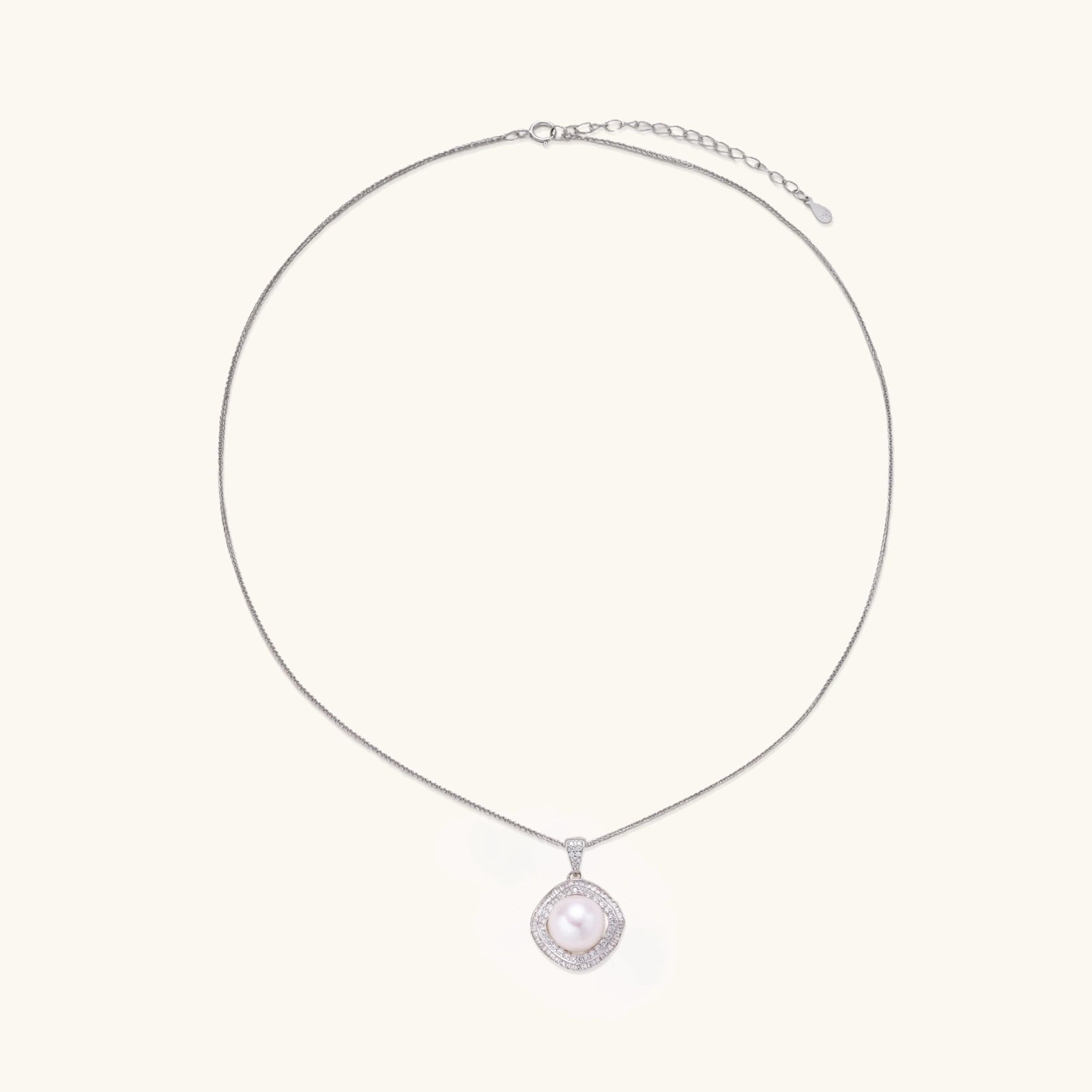 Simply Savvy Halo Pearl Statement Necklace