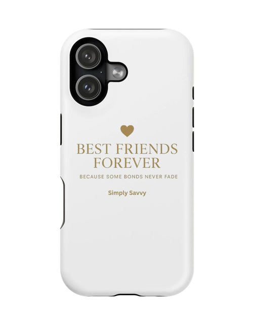 Load image into Gallery viewer, Best Friends Forever magnetic phone case with impact-resistant design

BFF phone case with strong magnetic closure and drop protection

Impact-resistant magnetic phone case for friends with Best Friends Forever design
