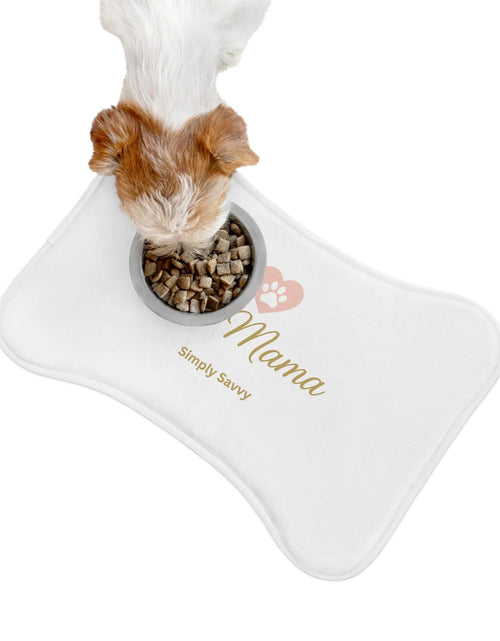 Load image into Gallery viewer, Fur Mama Paw Heart Non Slip Feeding Mat for Pets

Pet food mat with heart paw design for cats and dogs
