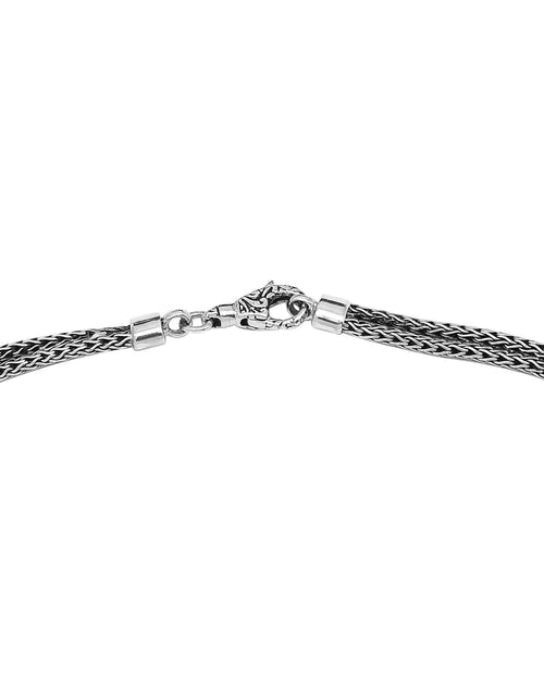 Load image into Gallery viewer, Simply Savvy Bali Knot Weave Chain Necklace – 2.5MM Sterling Silver (Multiple Lengths)
