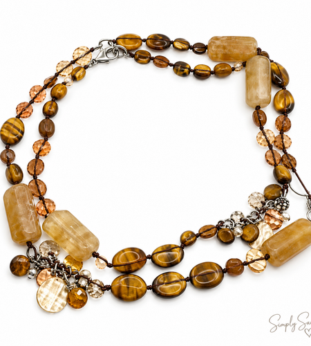 Pre-Owned Silpada Multi-Material Silpada 35" Necklace - Retired Design
