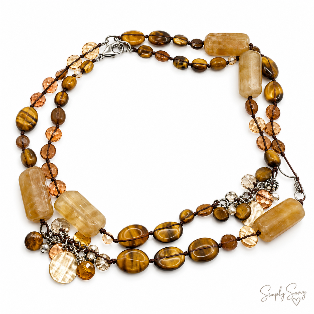 Pre-Owned Silpada Multi-Material Silpada 35" Necklace - Retired Design