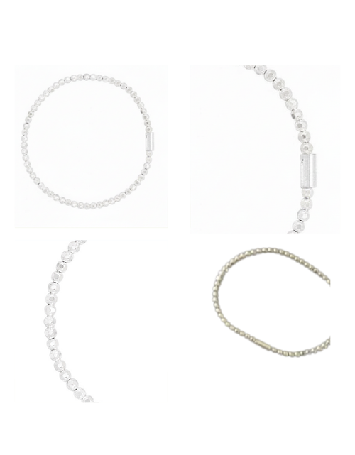 Load image into Gallery viewer, Pre-Owned Silpada Charlotte Stretch Sterling Silver Bracelet - Retired Design
