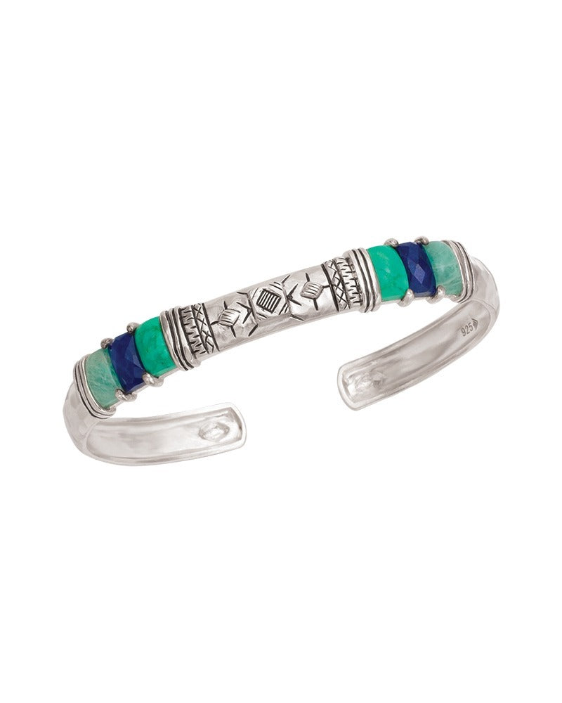 Pre-Owned Silpada Beach House cuff Sterling silver Bracelet - Retired Design