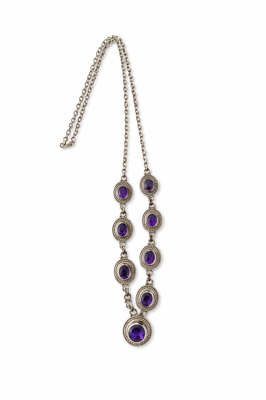 “Simply Savvy ‘Royal Amara’ Amethyst Necklace” - Bali Amethyst Statement