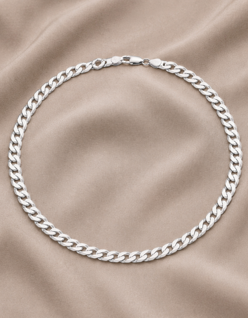 Load image into Gallery viewer, 925 Sterling Silver Milano Curb Chain Necklace
