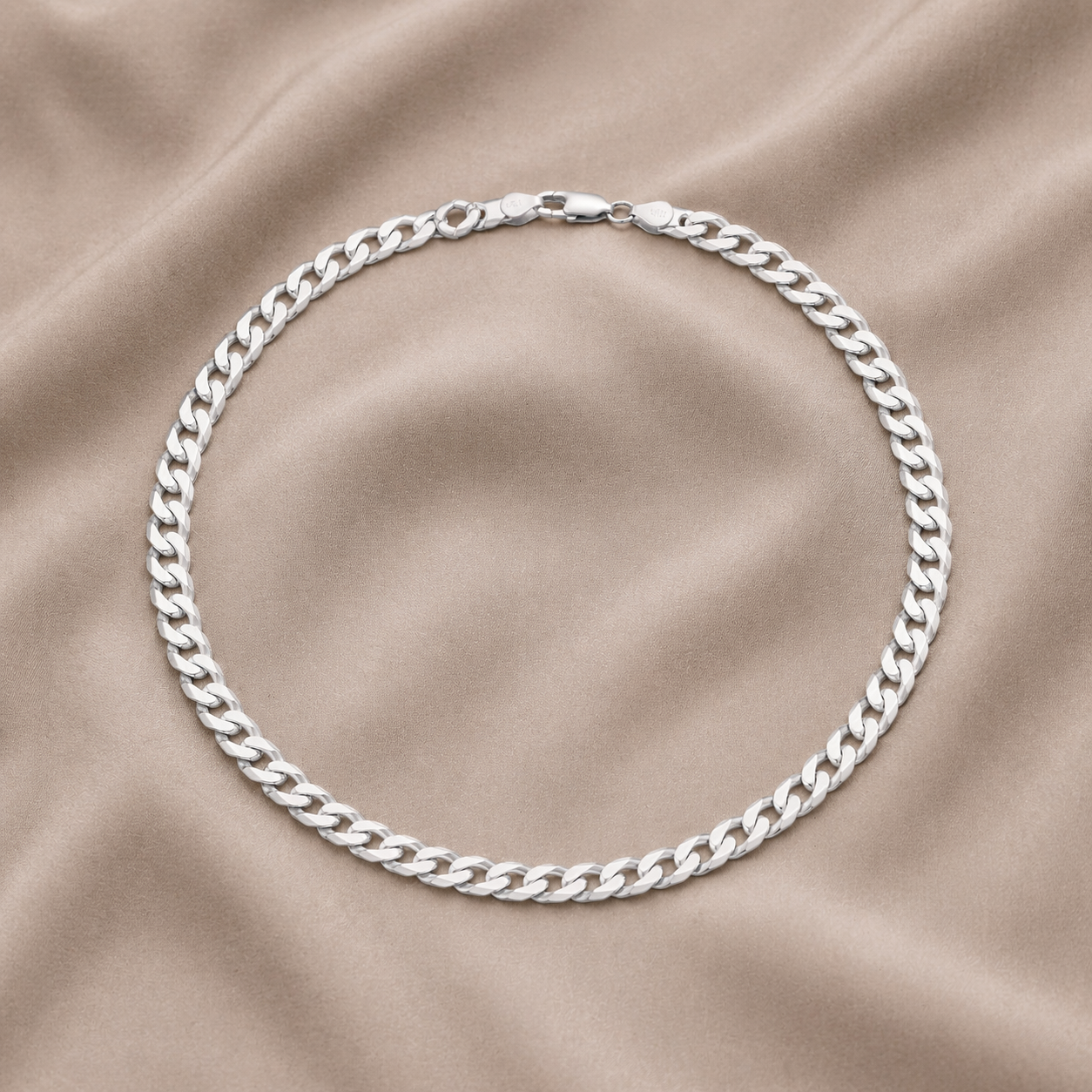 925 Sterling Silver Milano Curb Chain Necklace