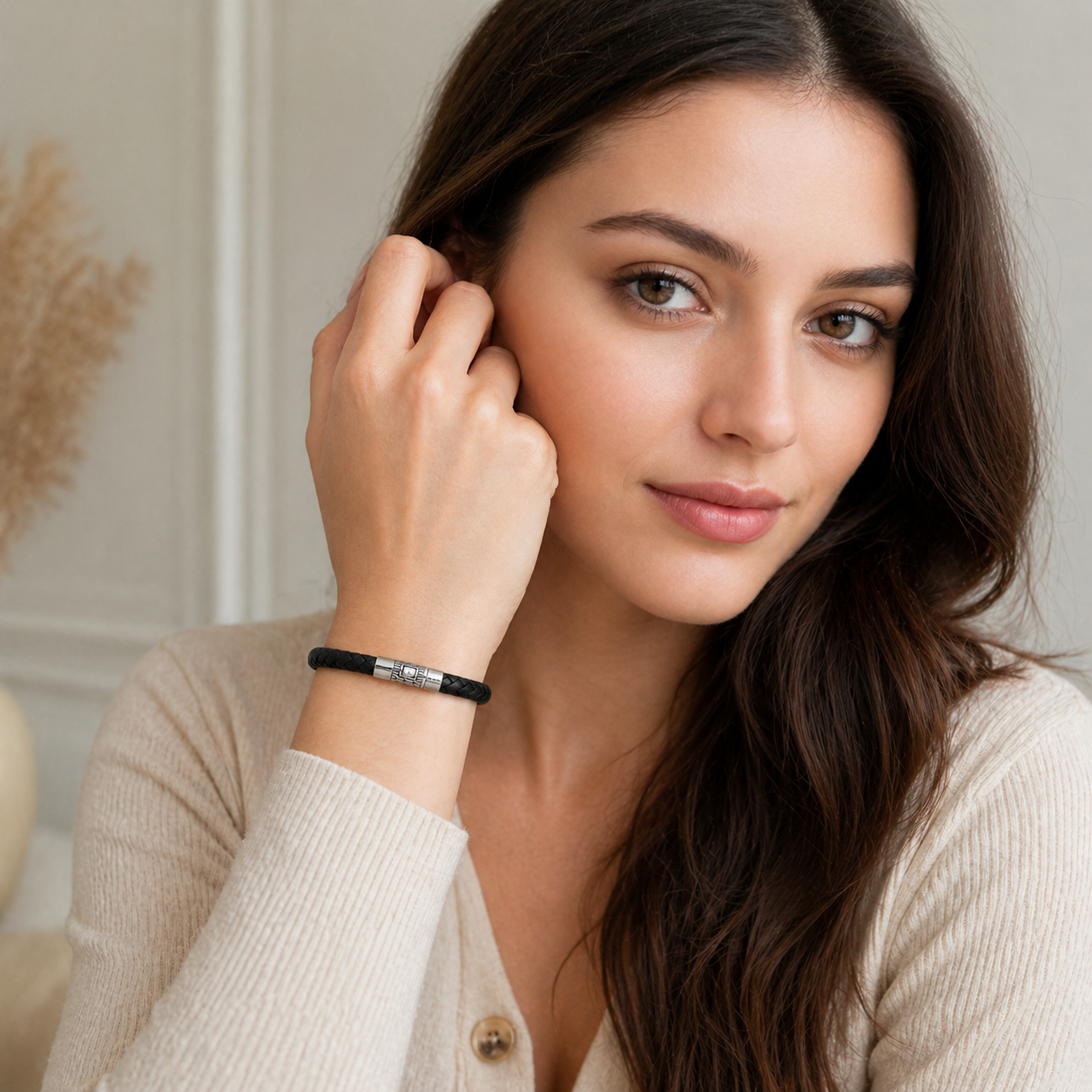 Simply Savvy Bali Artisan Black Leather & Sterling Silver Bracelet – Handcrafted 925 Silver Luxury Men’s & Unisex Bracelet