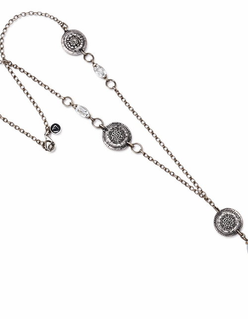 Load image into Gallery viewer, Pre-Owned Silpada Silver &amp; Crystal Necklace - Retired Design
