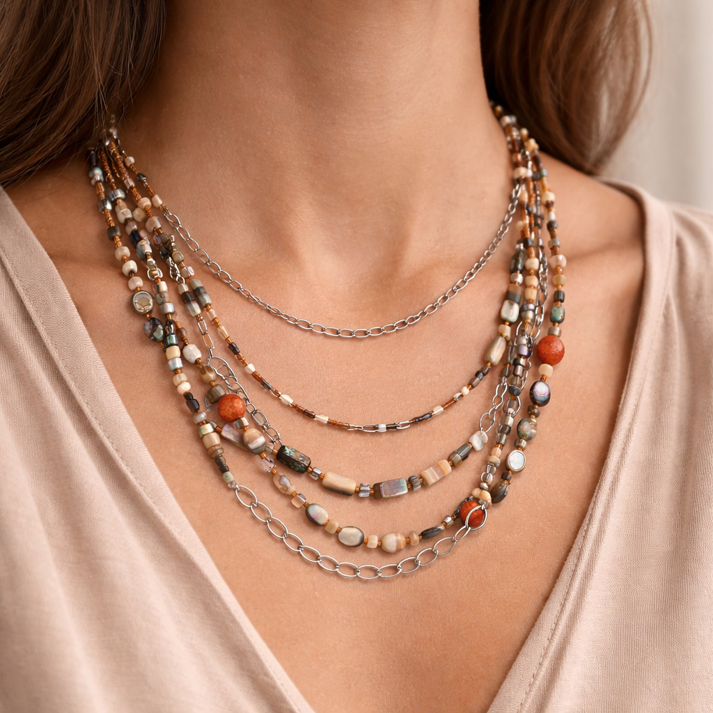 Pre-Owned Silpada "Fiesta Fun" Necklace - Retired Design