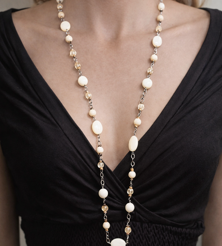 Pre-Owned Silpada Multi-stone Necklace - Retired Design