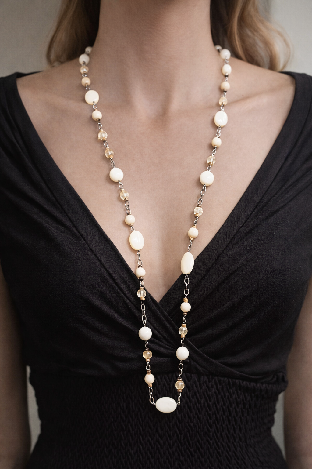 Pre-Owned Silpada Multi-stone Necklace - Retired Design
