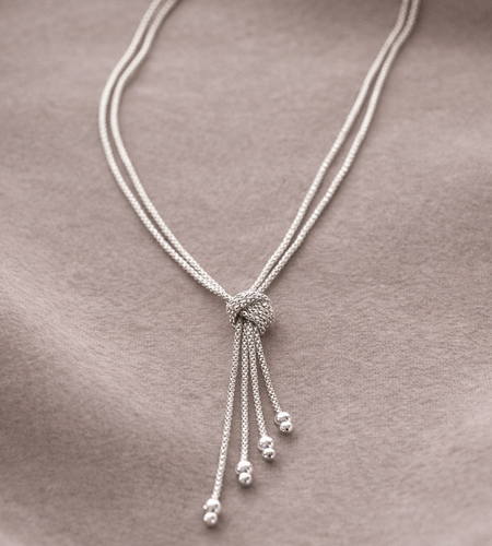 Pre-Owned Silpada's "FORGET ME KNOT" Necklace - Retired Design