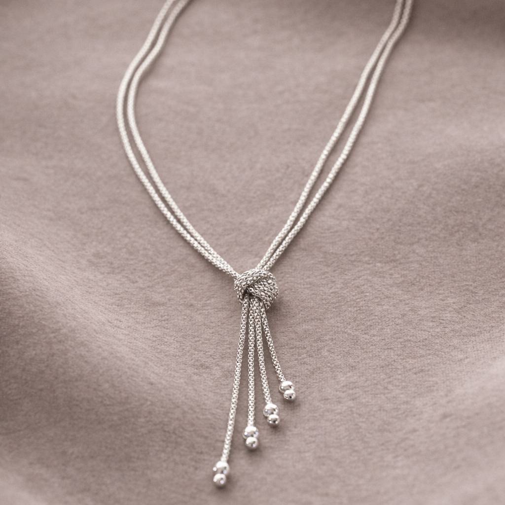 Pre-Owned Silpada's "FORGET ME KNOT" Necklace - Retired Design