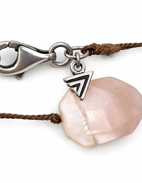 Load image into Gallery viewer, Pre-Owned Silpada Rose Quartz Pearl Corded Long Necklace - Retired Design
