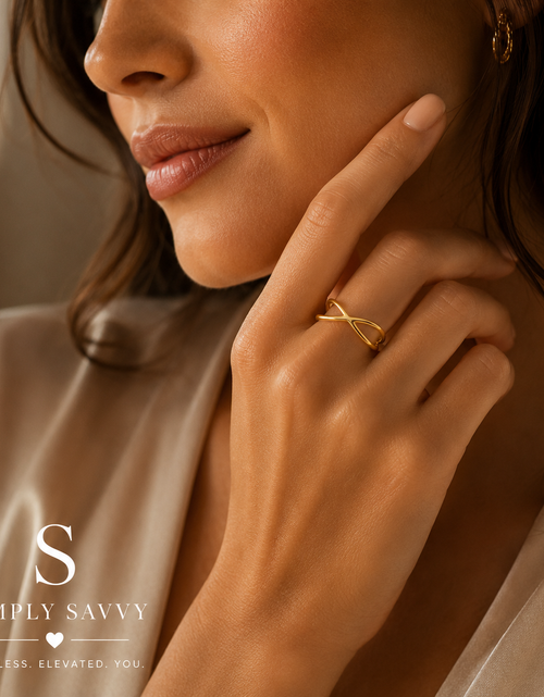 Load image into Gallery viewer, 14K Yellow Gold Polished X-Crossover Ring
