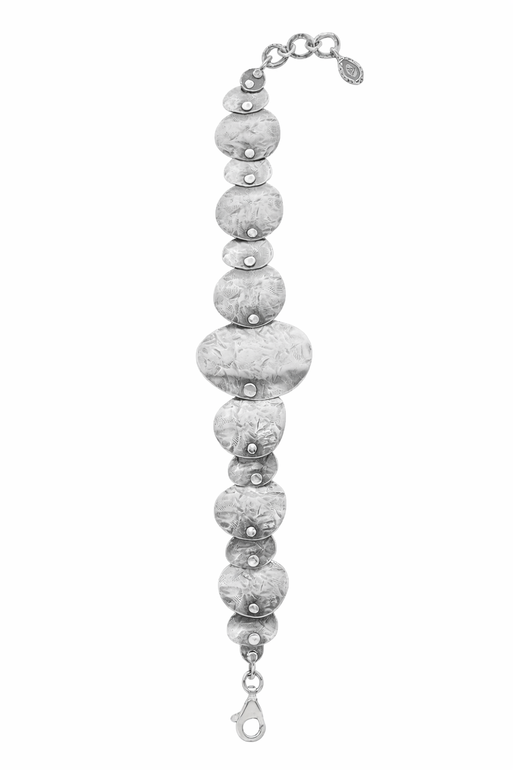 Pre-Owned Silpada Badge of Beauty Sterling Silver Bracelet - Retired Design