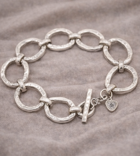 Pre-Owned Silpada RUSH Sterling Silver Bracelet - Retired Design