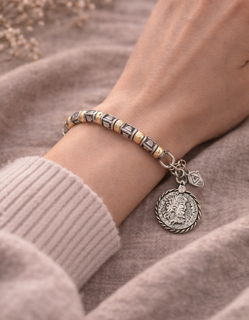 Load image into Gallery viewer, Pre-Owned Silpada Sterling silver and 14k Gold-Filled Bracelet - Retired Design
